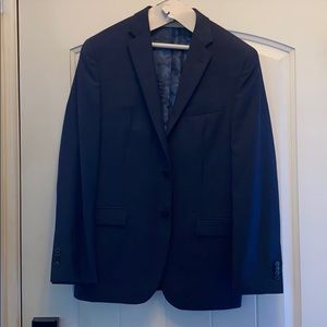 men’s navy suit